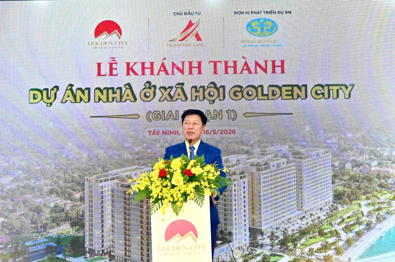 Địa ốc Hoàng Quân khánh thành và bàn giao Giai đoạn 1 dự án NOXH Golden City - Tây Ninh