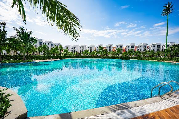 Cuộc sống đậm chất nghỉ dưỡng và riêng tư mang tới sự bình yên cho các chủ nhân Vịnh Xanh