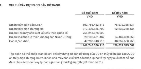 Dư nợ vượt 12.400 tỷ đồng, nhiều dự án điện được đem thế chấp.