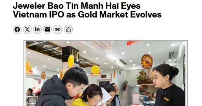 Vàng Bảo Tín Mạnh Hải chuẩn bị IPO, dự kiến niêm yết HOSE