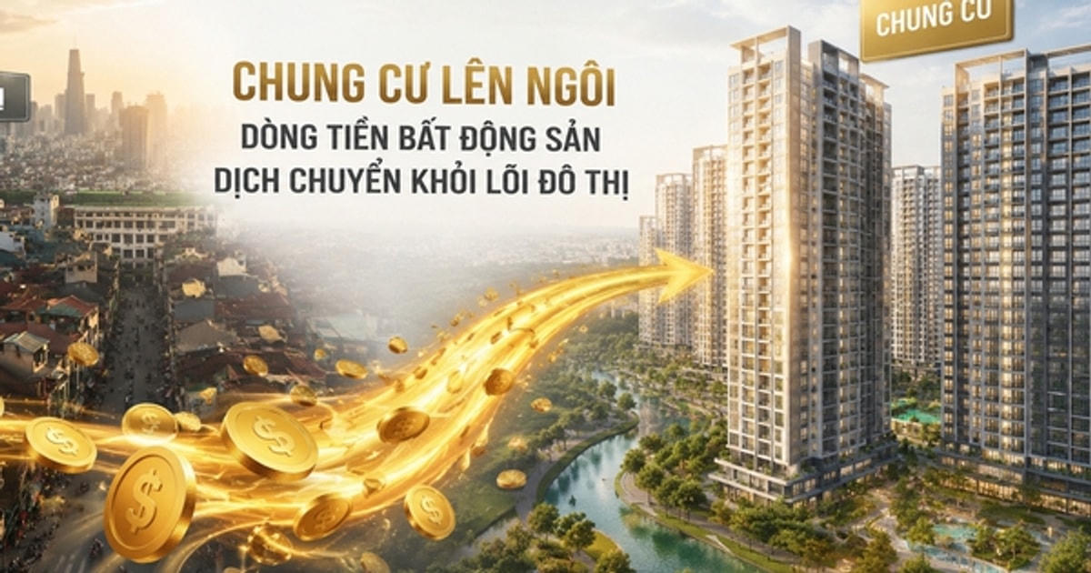 Chung cư lên ngôi, dòng tiền BĐS dịch khỏi lõi đô thị