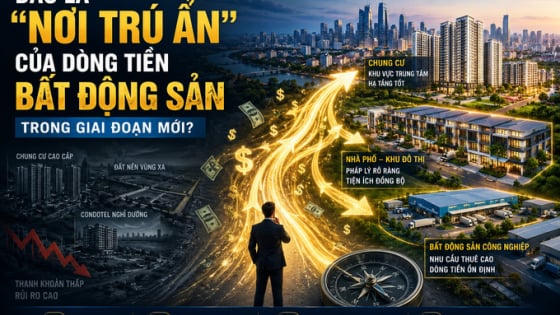 Đâu là “nơi trú ẩn” của dòng tiền bất động sản trong giai đoạn mới?