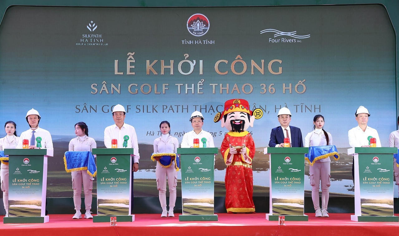 Hà Tĩnh khởi công sân golf 36 hố gần 1.800 tỷ đồng