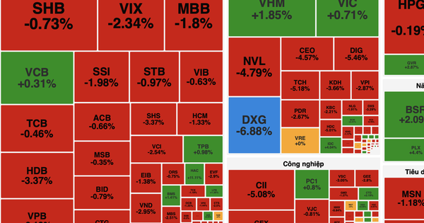 VN-Index mất mốc 1.860 điểm, bất động sản giảm mạnh trong phiên 20/5