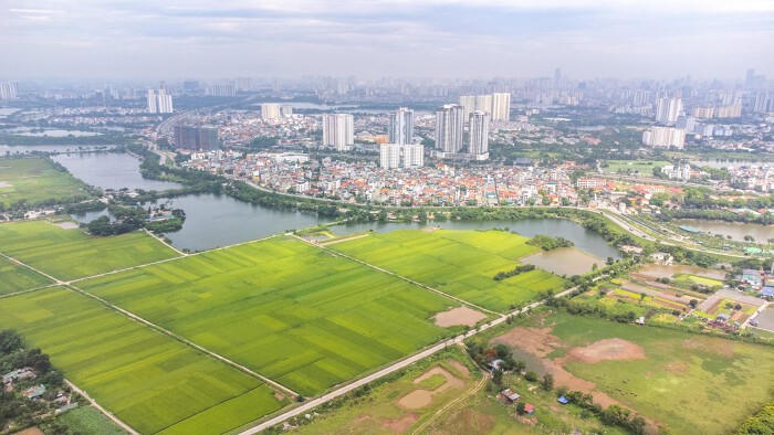 Mặt bằng giá đất xung quanh KĐT đa mục tiêu gần 52.000 tỷ tái định cư dự án Trục cảnh quan sông Hồng