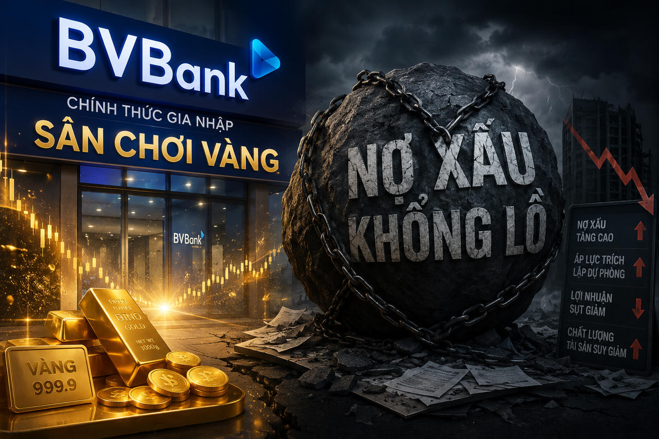 BVBank chính thức gia nhập sân chơi vàng nhưng đằng sau lại là một áp lực nợ xấu “khổng lồ”