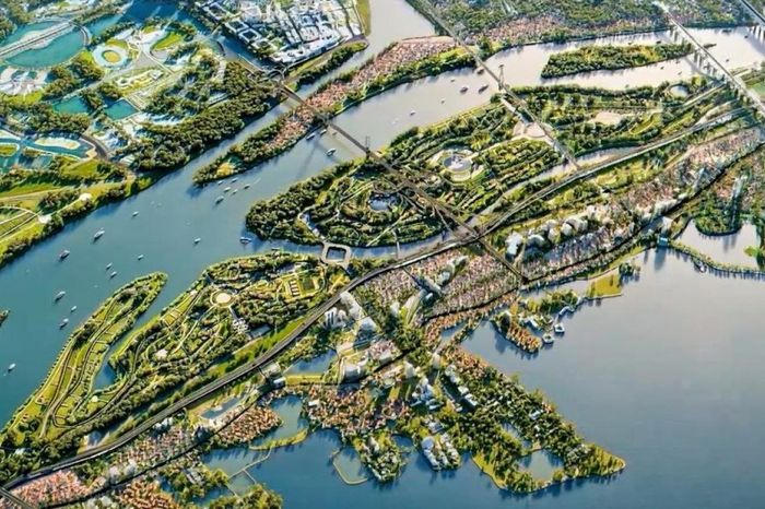 Trục đại lộ cảnh quan sông Hồng: Quy mô 11.418ha, vốn 736.963 tỷ đồng