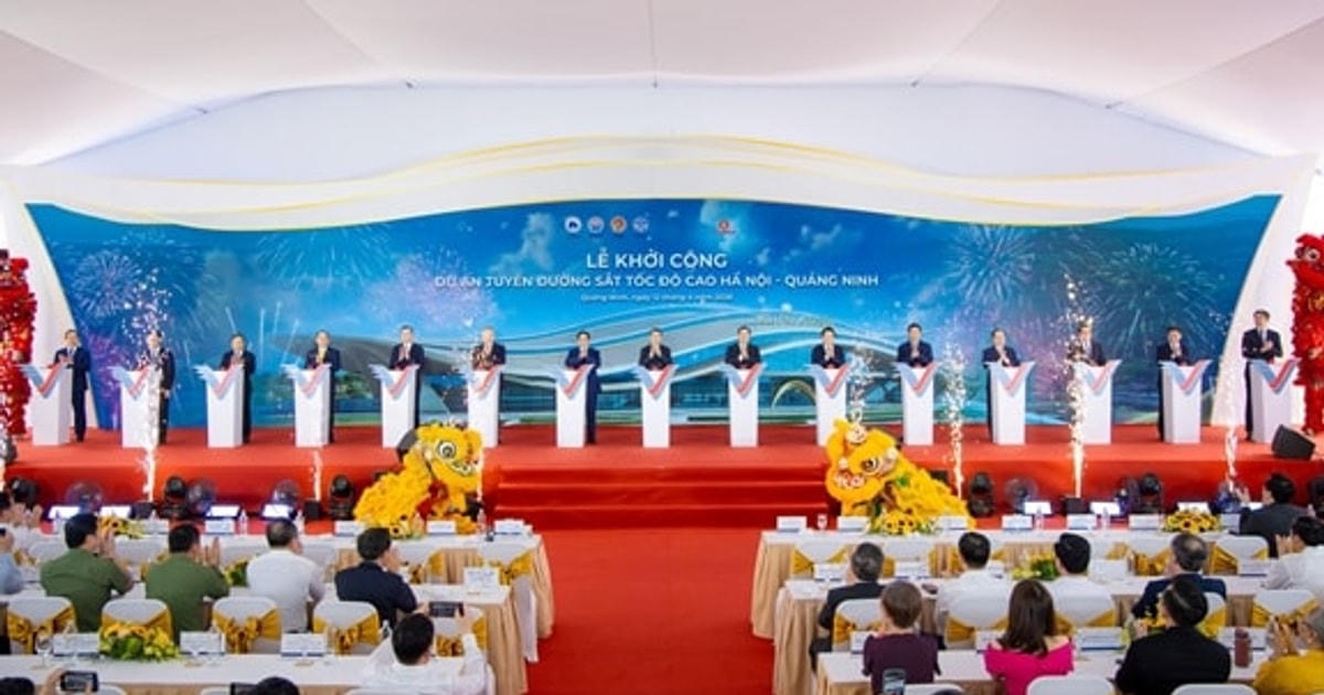 Đường sắt tốc độ cao Hà Nội - Quảng Ninh: sắp bàn giao gần 40km mặt bằng sạch