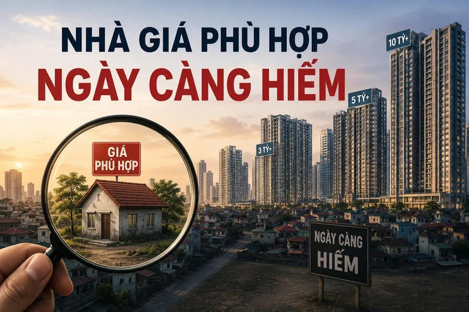 Nhà ở giá phù hợp vẫn là “bài toán” nan giải với thị trường bất động sản