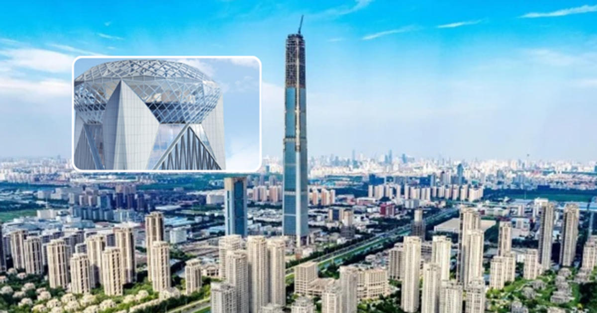 Goldin Finance 117: Siêu tháp cao gần 600m ở Thiên Tân tái khởi động