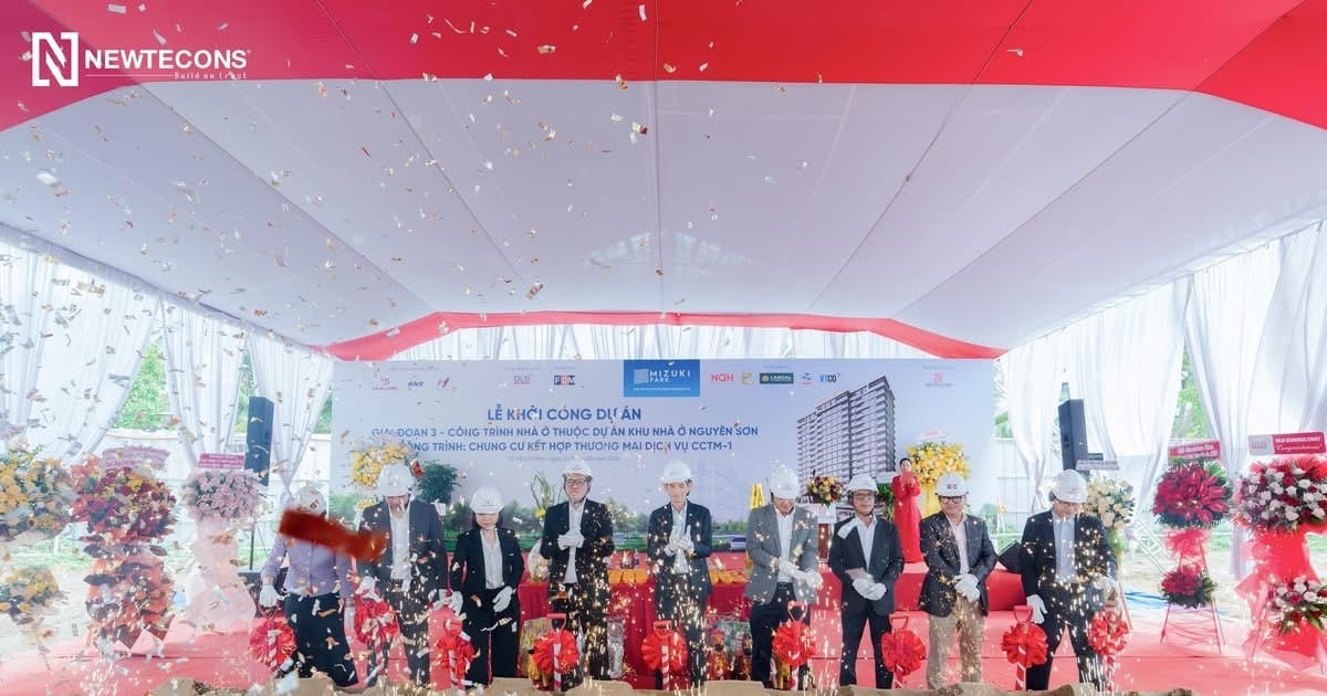 Nam Long khởi công CCTM1 tại Mizuki Park, thêm bước tăng tốc