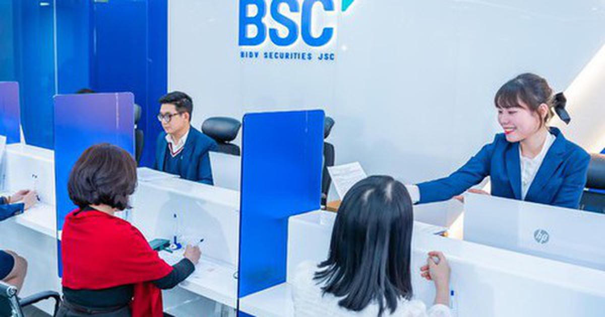 Chứng khoán BSC chốt quyền trả cổ tức bằng cổ phiếu tỷ lệ 10%