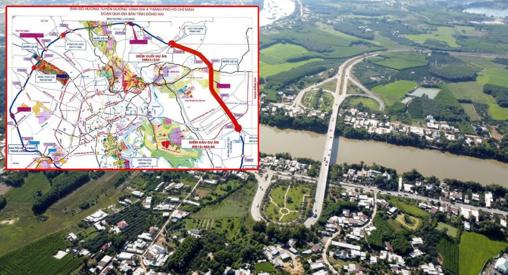 Vành đai 4 TP.HCM qua Đồng Nai dài 46km, đi qua 9 phường xã nào?