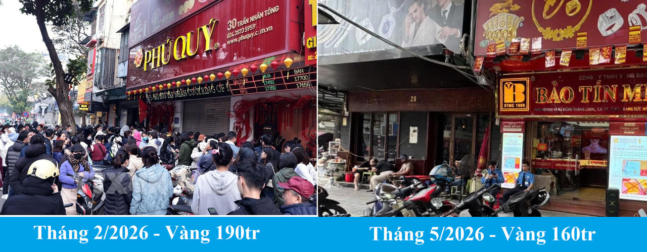 Khó hiểu khi người giàu mua vàng: Lúc đỉnh tranh cướp, về đáy đìu hiu