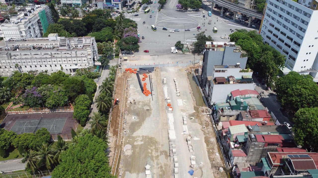 Vành đai 1 Hoàng Cầu – Voi Phục tăng tốc thi công, hướng tới 2026