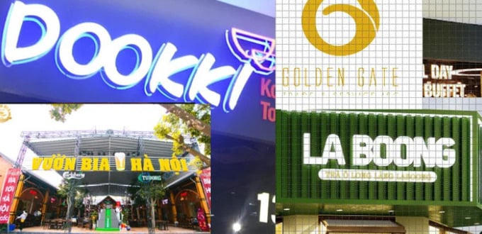 Vi phạm an toàn thực phẩm, Golden Gate, Dookki, Laboong, Vườn bia...bị xử phạt.