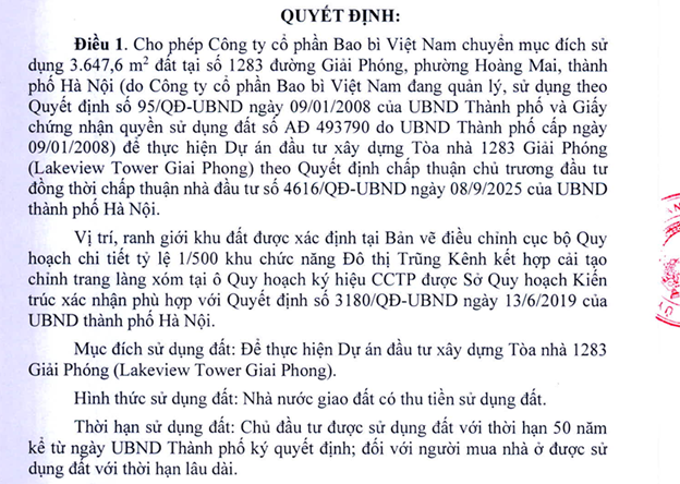 Taseco Land thâu tóm Lakeview Tower Giai Phong: Dự án có chuyển động mới