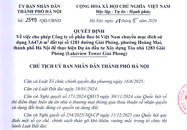 Taseco Land thâu tóm Lakeview Tower Giai Phong: Dự án có chuyển động mới