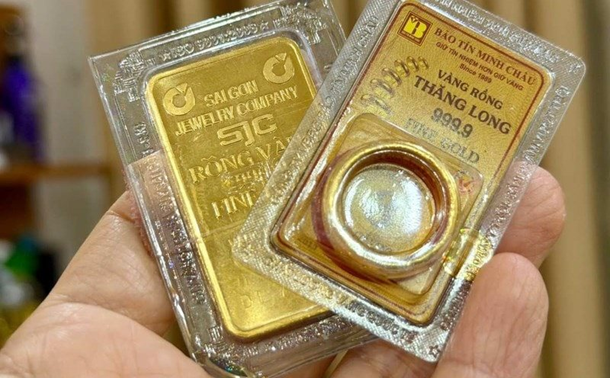 Giá vàng sáng 26/5: SJC đảo chiều giảm 500.000 đồng/lượng
