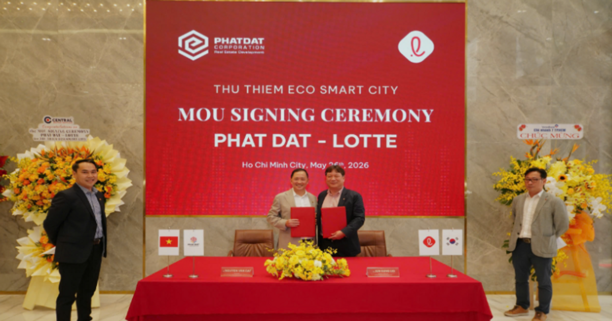 Phát Đạt hợp tác Lotte ở dự án Eco Smart City Thủ Thiêm, cổ phiếu tím lịm