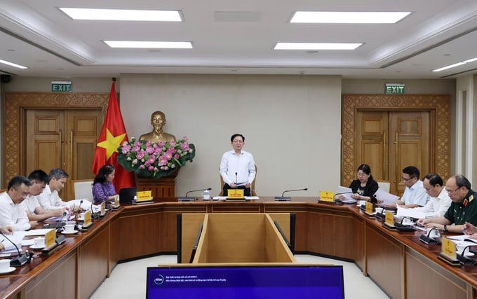 Phó thủ tướng Hồ Quốc Dũng chủ trì cuộc họp.