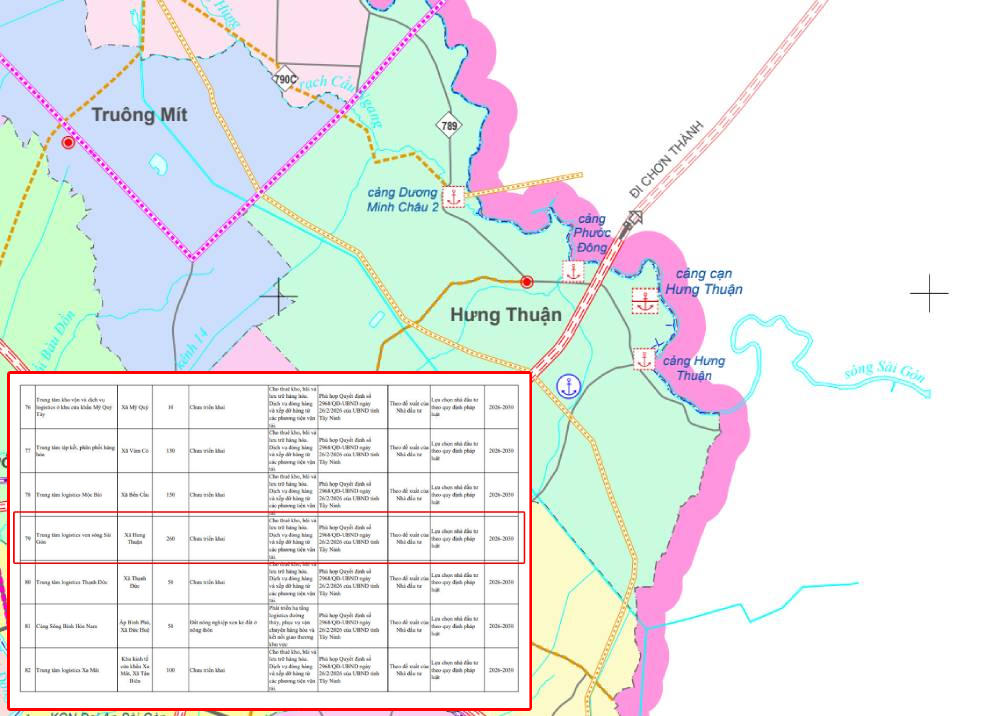27 dự án logistics Tây Ninh kêu gọi đầu tư giai đoạn 2026-2030