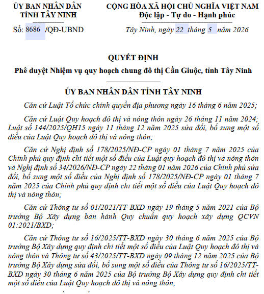 Quy hoạch chung đô thị Cần Giuộc 21.510 ha: Hình thành loạt đô thị lớn