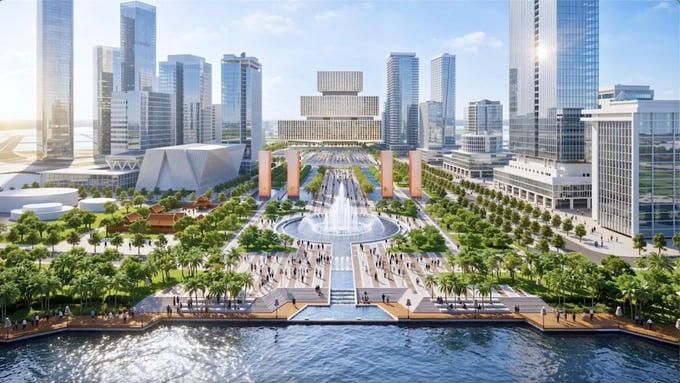 Phối cảnh dự án Thu Thiem Eco Smart City