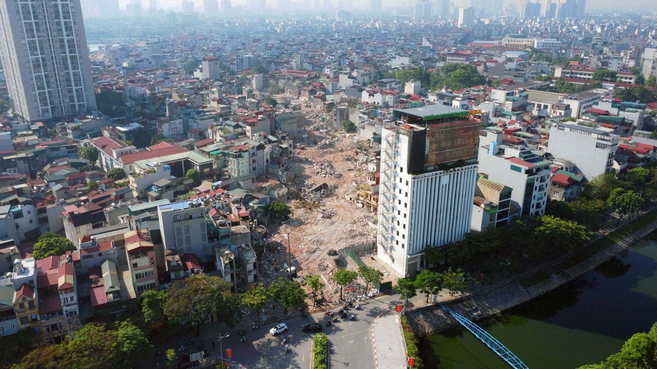 Giải tỏa Vành đai 2,5: Những hình ảnh mới nhất, sắp xong mặt bằng