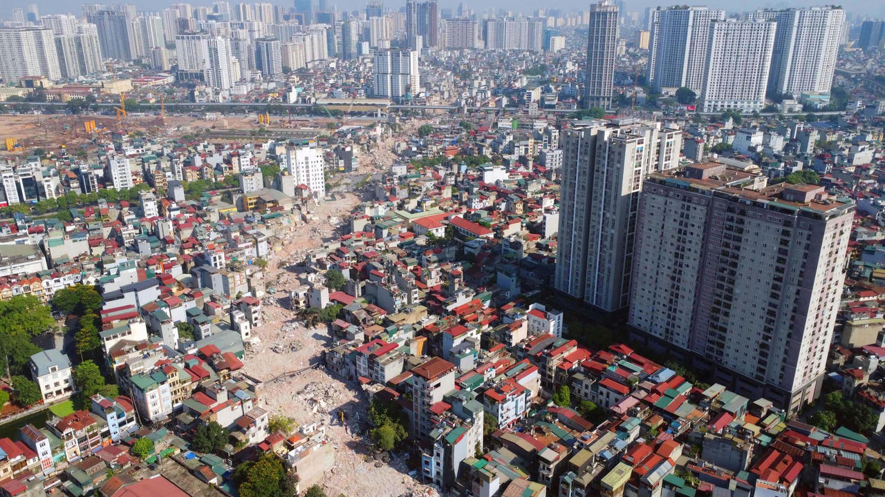 Giải tỏa Vành đai 2,5: Những hình ảnh mới nhất, sắp xong mặt bằng