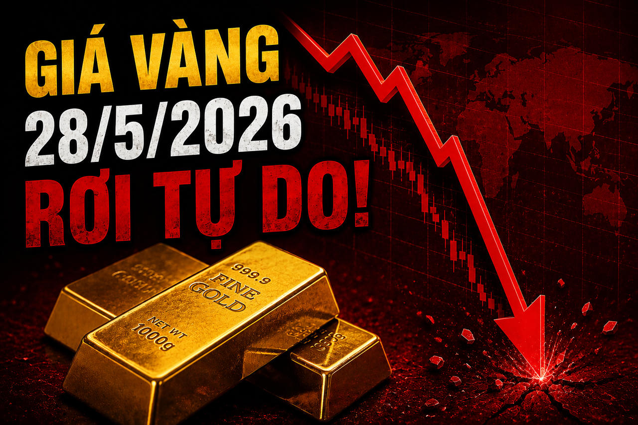 Chốt giá vàng hôm nay 28/5: SJC, vàng nhẫn giảm dữ dội