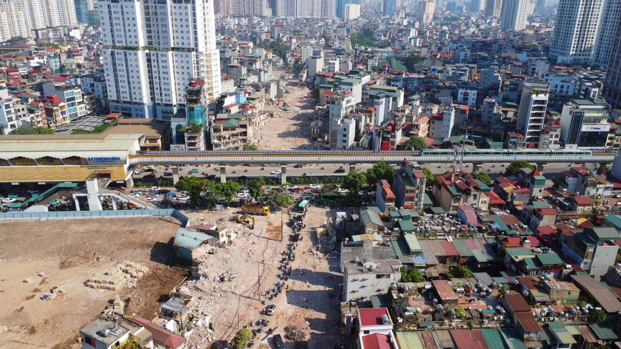 Giải tỏa Vành đai 2,5: Những hình ảnh mới nhất, sắp xong mặt bằng