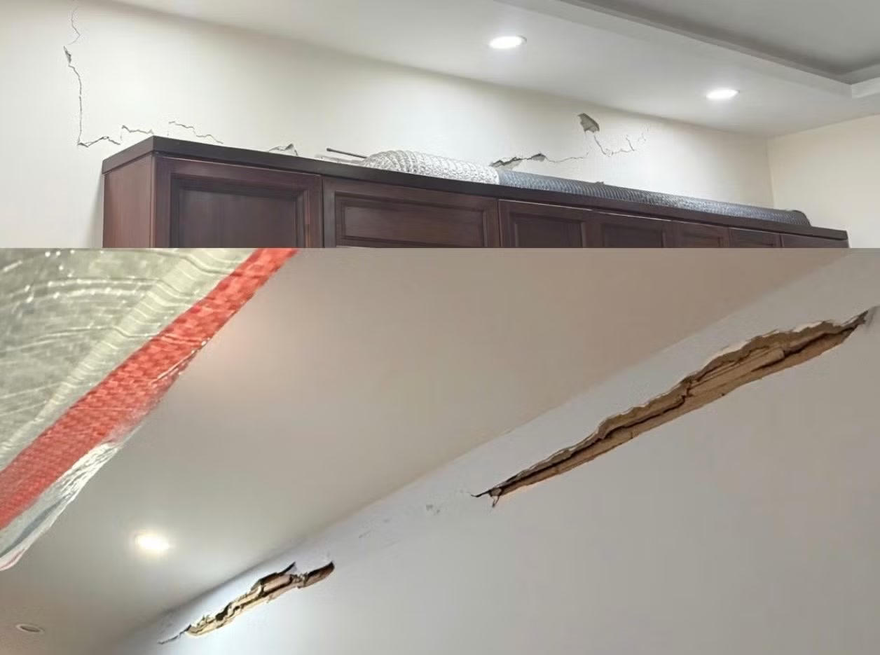 Chung cư Lapen Center TPHCM nứt gãy, gần 500 hộ dân lo lắng