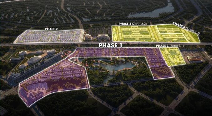 Phối cảnh phân khu dự án Thanh Phú Centre Point