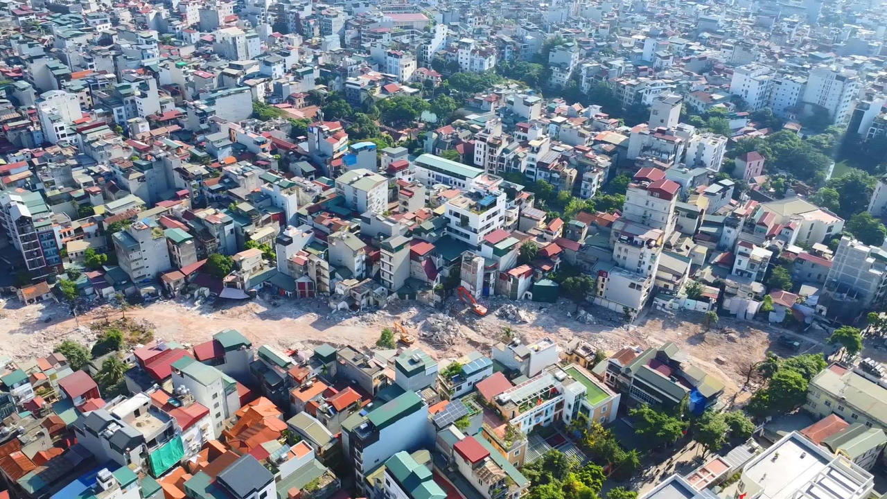 Hình ảnh, video phá dỡ thông Vành đai 2,5 từ Ngụy Như Kon Tum đến Nguyễn Trãi 