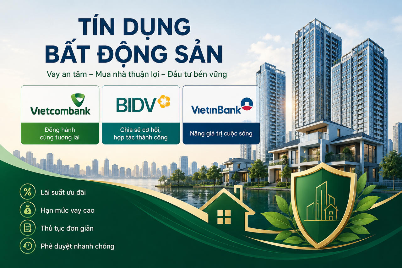 Cho vay kinh doanh bất động sản: Góc khuất ở Big 3 ngân hàng