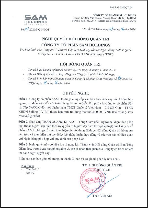 SAM Holdings vẫn tiếp tục “bơm” tín dụng qua hệ sinh thái sở hữu trong khi lượng tiền mặt bất ngờ “bốc hơi” hơn 61%, chuyện gì đang diễn ra?