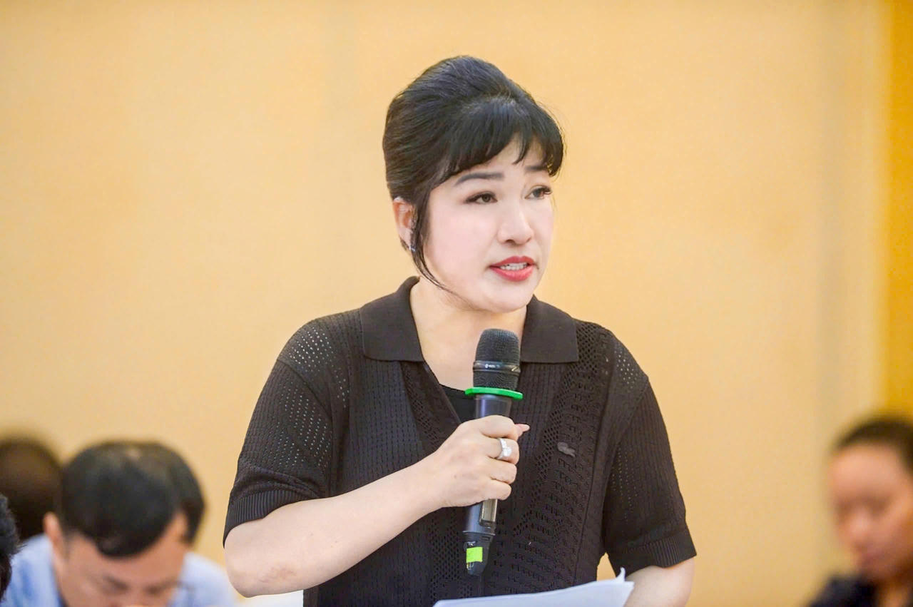 Bà Lưu Thị Thanh Mẫu - Phó Chủ tịch Hội Doanh nhân trẻ Việt Nam (VYEA), Phó Chủ tịch thường trực Hiệp Hội Doanh Nghiệp Xanh TP.HCM (HGBA), Tổng Giám đốc Phuc Khang Corporation.