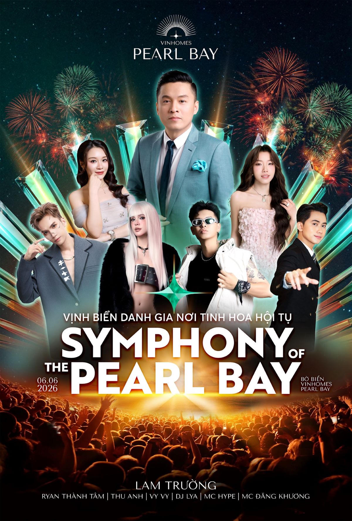 Sở hữu bãi biển riêng quy mô 2,1ha, Vinhomes Pearl Bay trở thành điểm hẹn của các sự kiện giải trí hút khách
