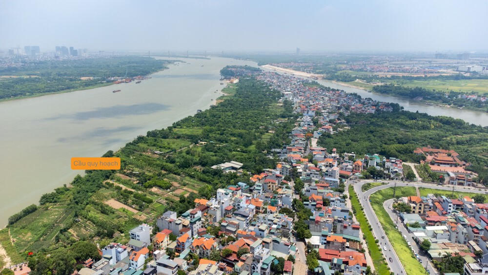 Cụm công viên bãi sông Ngọc Thụy Trục cảnh quan sông Hồng rộng hơn 105 ha, vốn đầu tư 23.000 tỷ