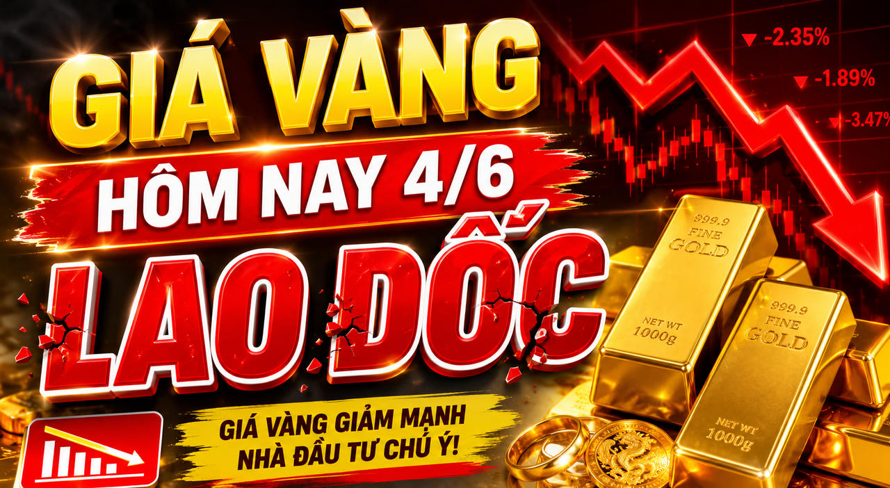 Chốt giá vàng hôm nay 4/6: Giảm liên tiếp, vàng miếng rơi xuống 153 triệu đồng/lượng