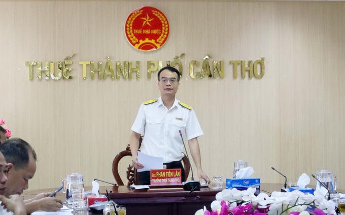 Trưởng Thuế Cần Thơ Phan Tiến Lân.