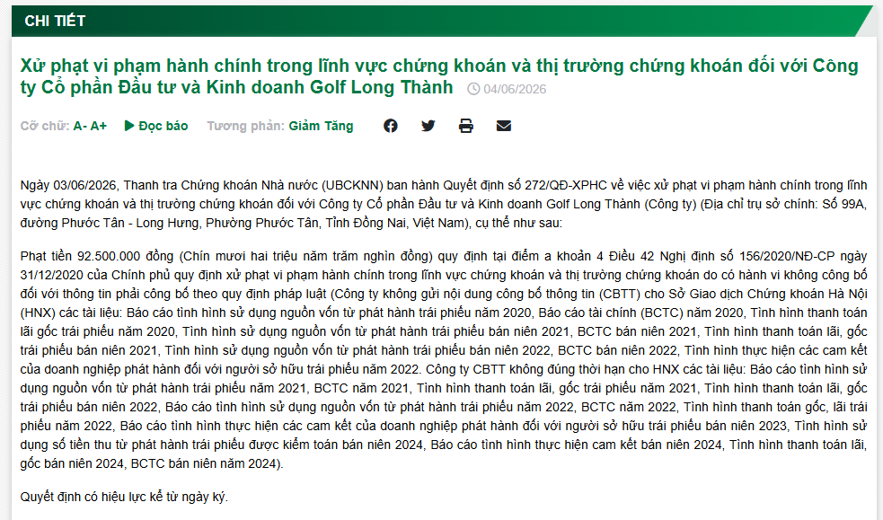 Golf Long Thành của “đại gia” Lê Văn Kiểm: Nợ “ngập đầu”, phải mang hàng trăm xe điện và cổ phần đi thế chấp để vay nghìn tỷ từ ngân hàng?