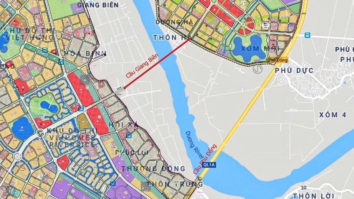 Hà Nội đề xuất xây cầu Giang Biên vượt sông Đuống gần 9.000 tỷ đồng