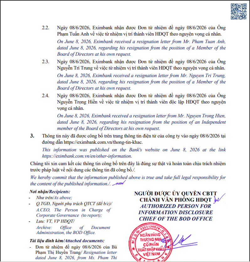 Chuyện gì đang diễn ra tại Eximbank: Nợ xấu vượt mốc 3%, quyết “ôm khư khư” giữ 3.400 tỷ đồng lợi nhuận bất chấp ý kiến chia cổ tức của cổ đông