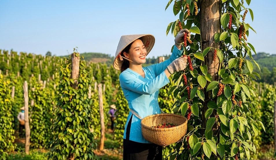 Chốt giá hồ tiêu hôm nay 8/6/2026: Người trồng tiêu tiếp tục vui khi giá neo cao ổn định 140.000 đồng/kg
