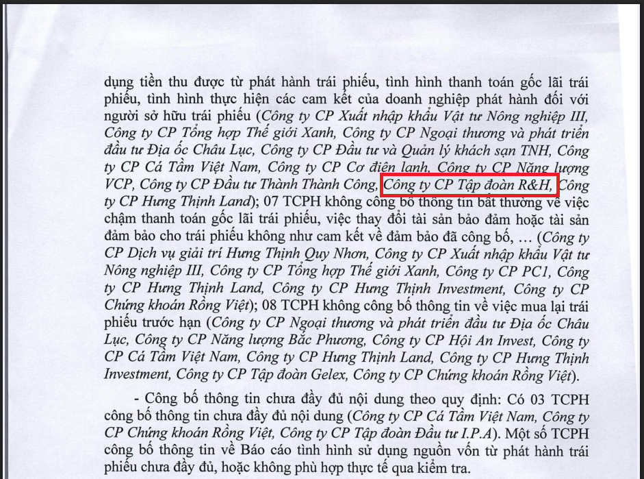 Sau Kết luận của Thanh tra Chính phủ, Tập đoàn R&H chính thức nhận “án phạt”, còn 5.000 tỷ đồng trái phiếu sắp đáo hạn, doanh nghiệp sẽ xoay sở thế nào?