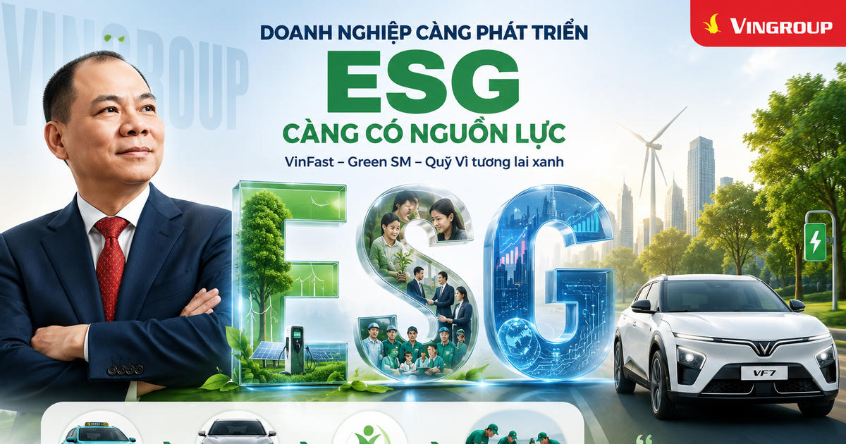 VinFast, Green SM và cỗ máy tạo nguồn lực ESG của Vingroup