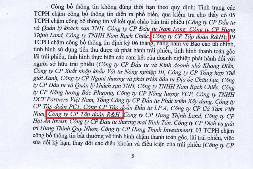 Sau Kết luận của Thanh tra Chính phủ, Tập đoàn R&H chính thức nhận “án phạt”, còn 5.000 tỷ đồng trái phiếu sắp đáo hạn, doanh nghiệp sẽ xoay sở thế nào?