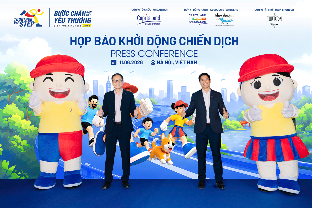 CapitaLand khởi động Bước chân gắn kết yêu thương mùa 4 tại Hà Nội